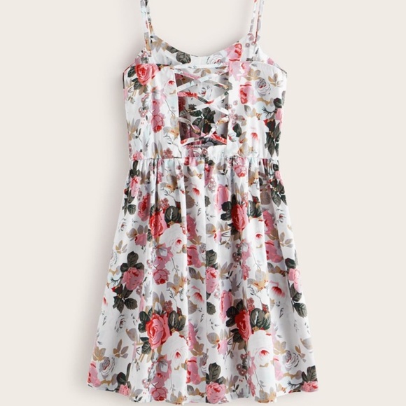 NWOT Plus Floral Cami Dress - Picture 2 of 2